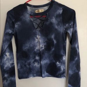 Hollister Crop Long Sleeve Tee